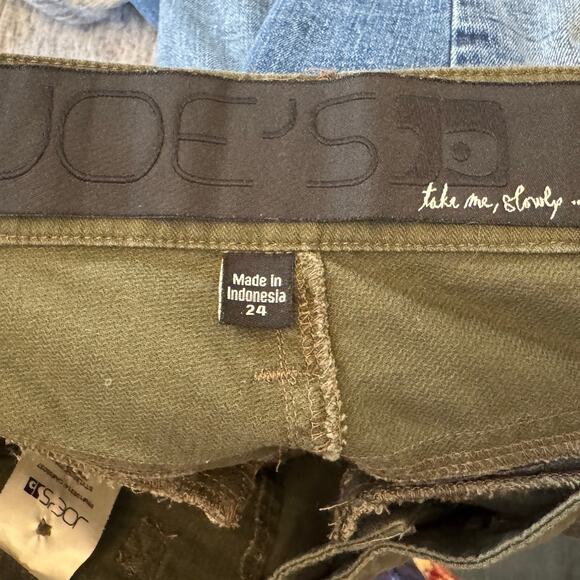 Joe's Jeans Skinny Cargo Pants Green Size 24 (00) - Picture 4 of 7